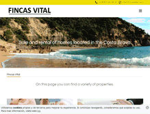 Tablet Screenshot of fincasvital.com